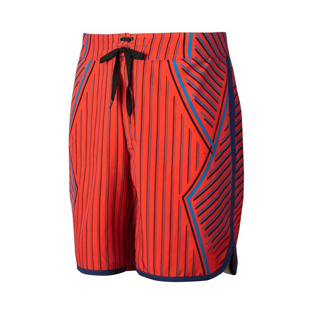 Pantalones Cortos Mizuno Voleibol BEACH BOARDSHORT Para Hombre Naranjas/Azules 0927451-DT